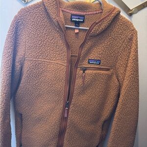 Patagonia Tan Sherpa Fleece Jacket
